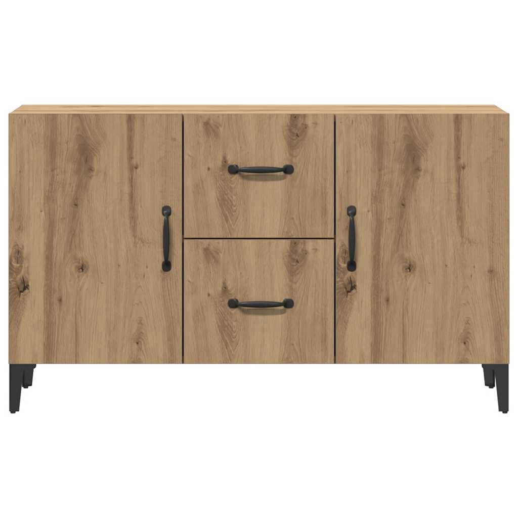 Komoda boja hrasta artisan 100 x 36 x 60 cm konstruiranog drva