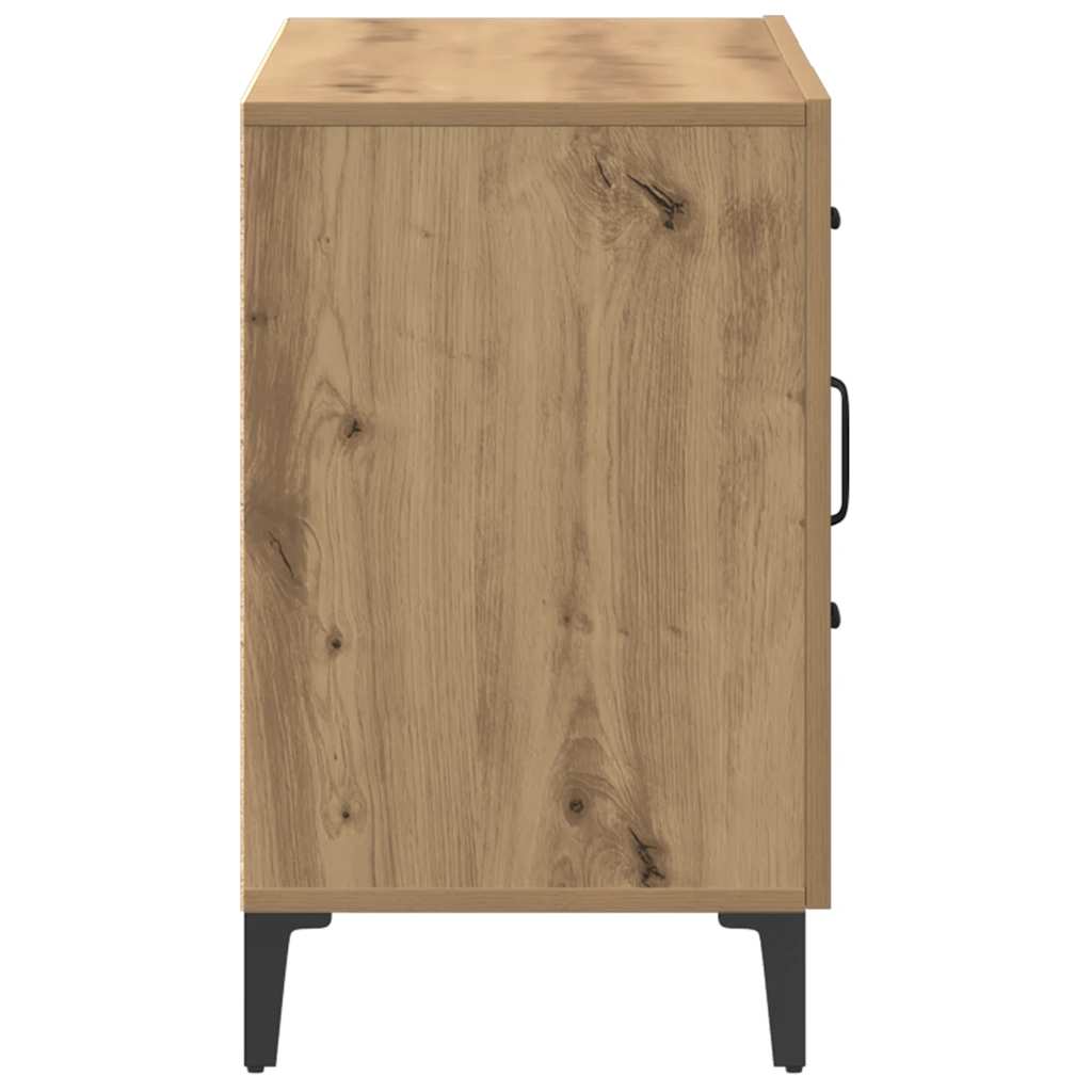 Komoda boja hrasta artisan 100 x 36 x 60 cm konstruiranog drva