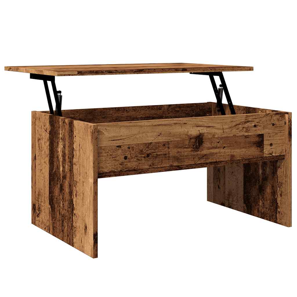 Stolić za kavu boja staro drvo 80x50,5x41,5cm konstruirano drvo