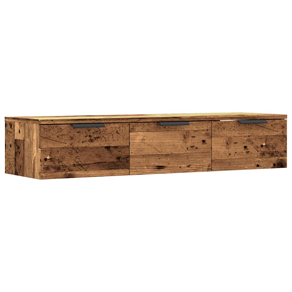 Zidni ormarić staro drvo 102x30x20 cm konstruirano drvo