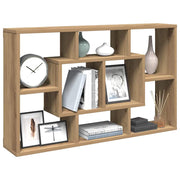 Zidna polica Artisan hrast 85x16x52,5 cm Konstruirano drvo