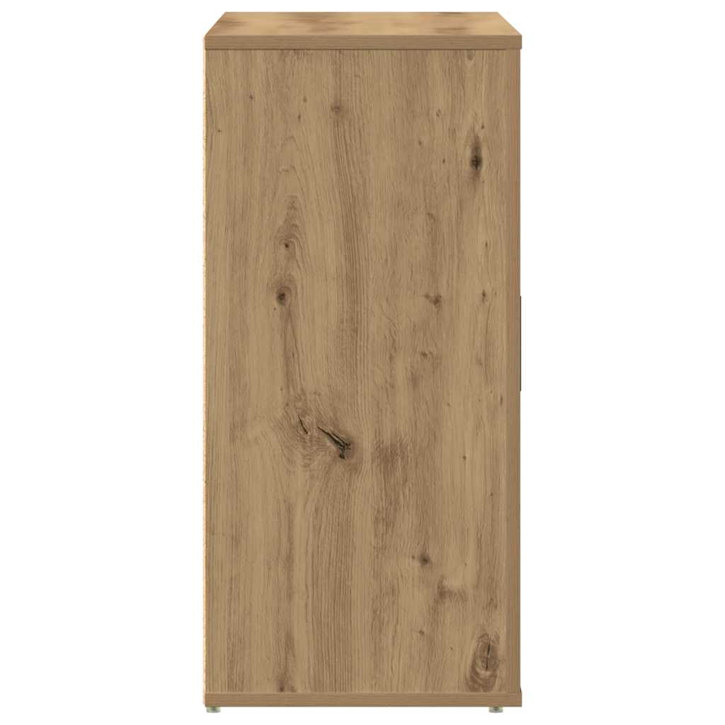 Komoda boja hrasta artisan 80 x 33 x 70 cm konstruirano drvo