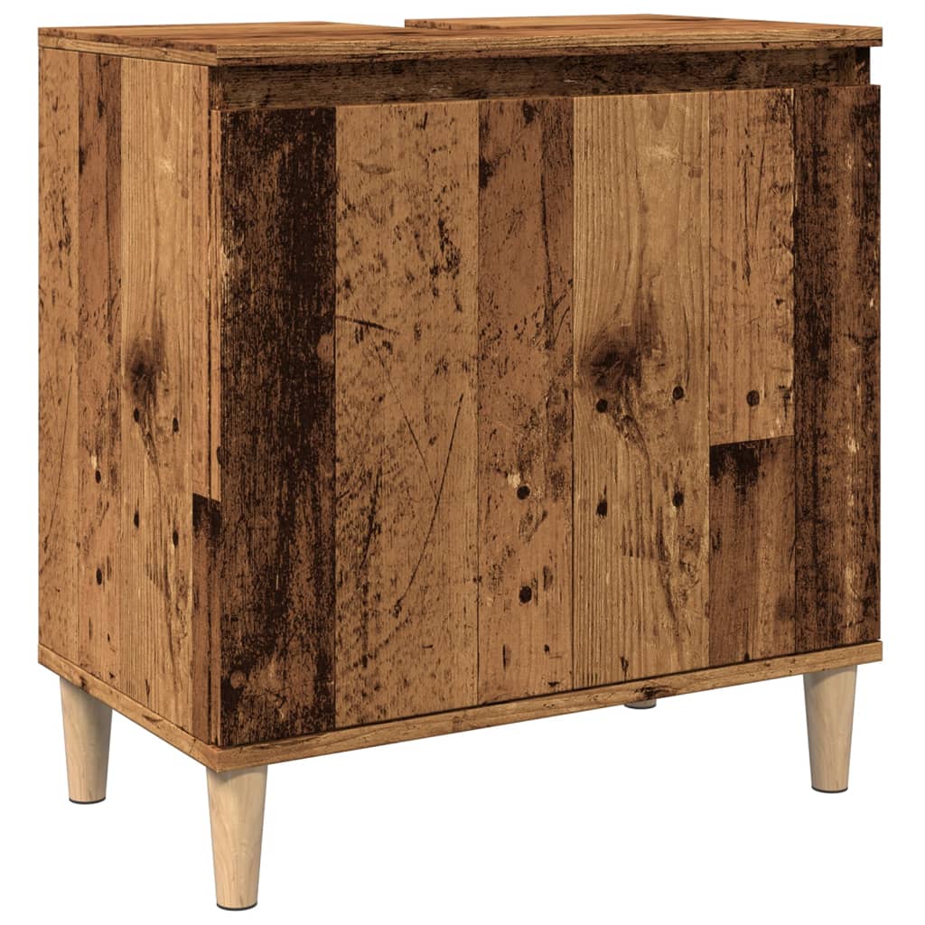 Ormarić za umivaonik boja drva 58x33x60 cm konstruirano drvo