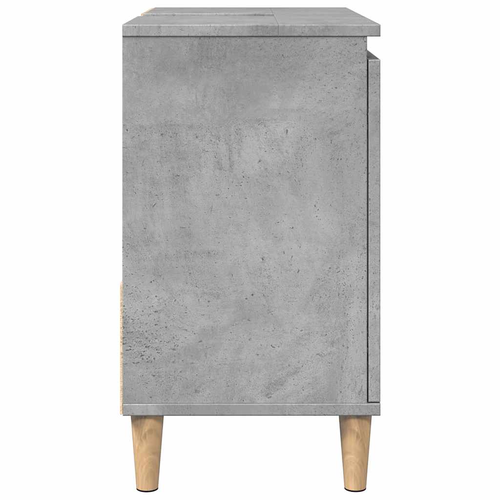 Ormarić za umivaonik boja betona 65x33x60 cm konstruiranog drva