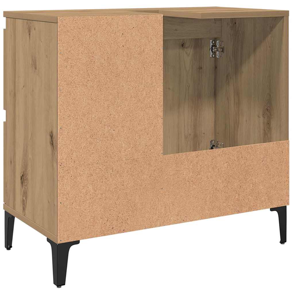Ormarić za umivaonik boja hrasta artisan 65x33x60 cm drveni
