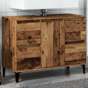 Ormarić za umivaonik boja drva 80x33x60 cm konstruirano drvo