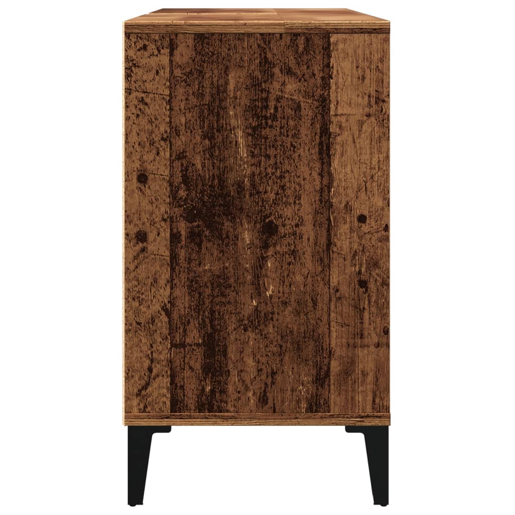 Ormarić za umivaonik boja drva 80x33x60 cm konstruirano drvo