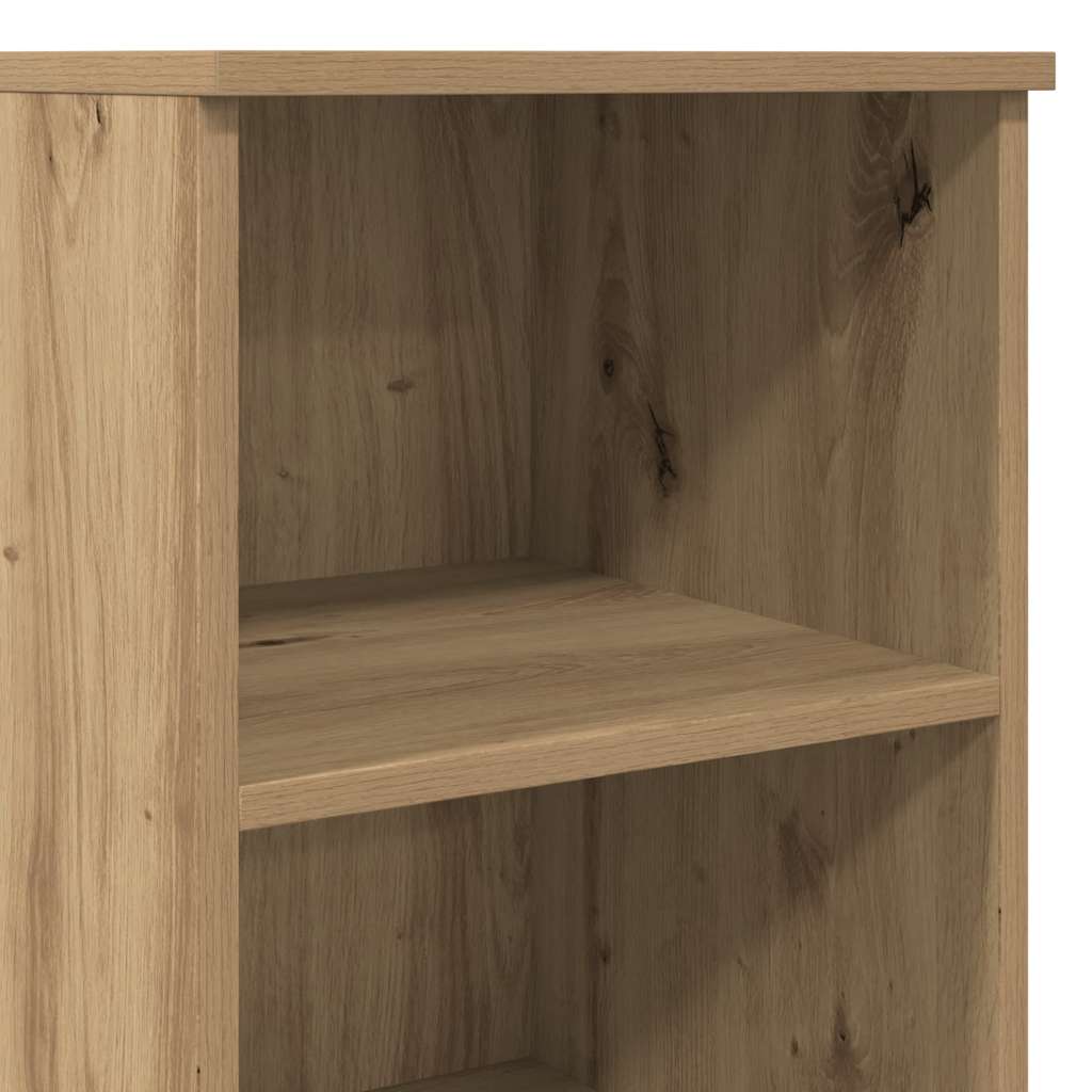 Visoka komoda boja hrasta 36x35,5x103,5 cm konstruiranog drva