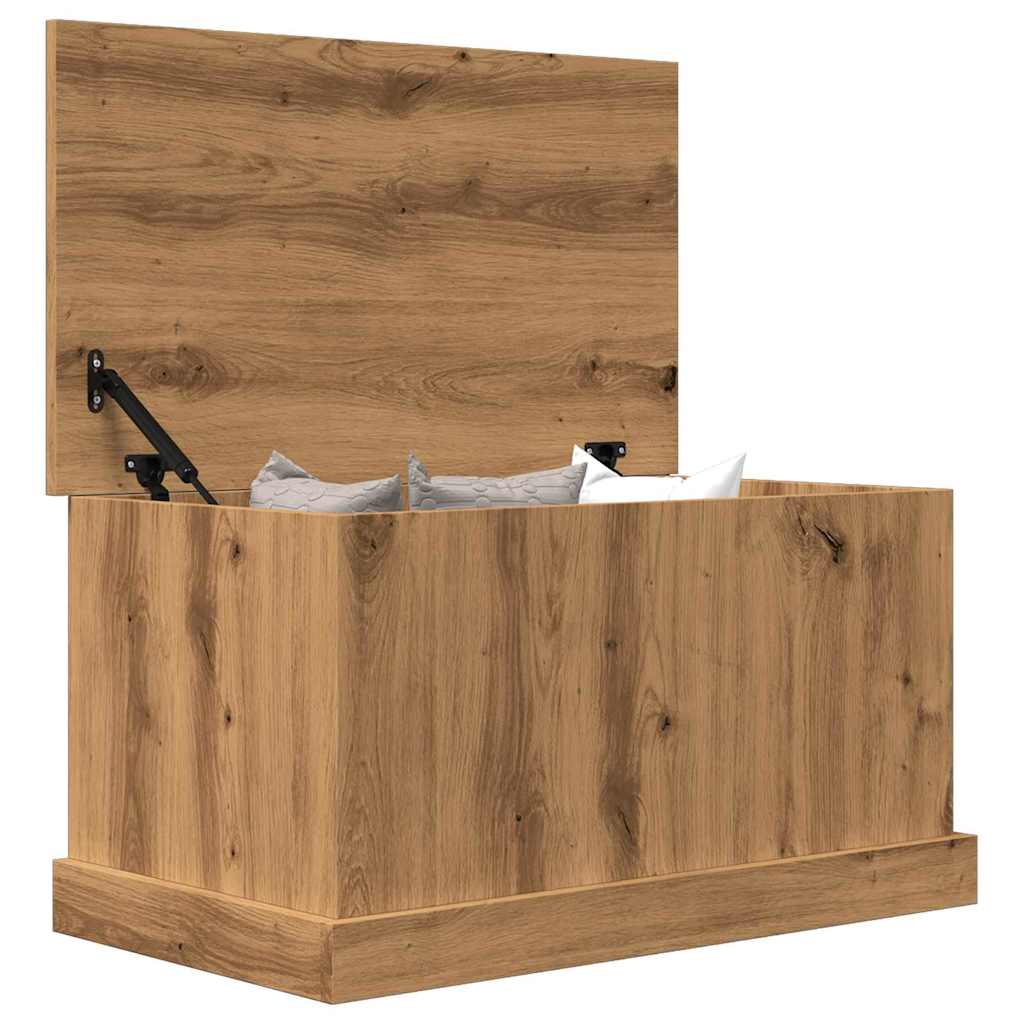 Kutija za pohranu umjetnički hrast 70x40x38 cm izrađeno drvo