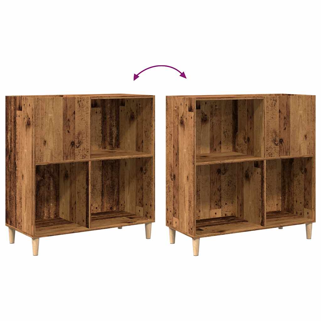 Ormarić za gramofone staro drvo 84,5x38x89 cm konstruirano drvo