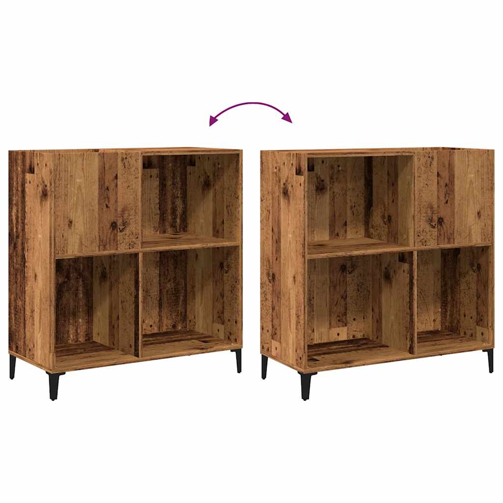 Ormarić za gramofone staro drvo 84,5x38x89 cm konstruirano drvo