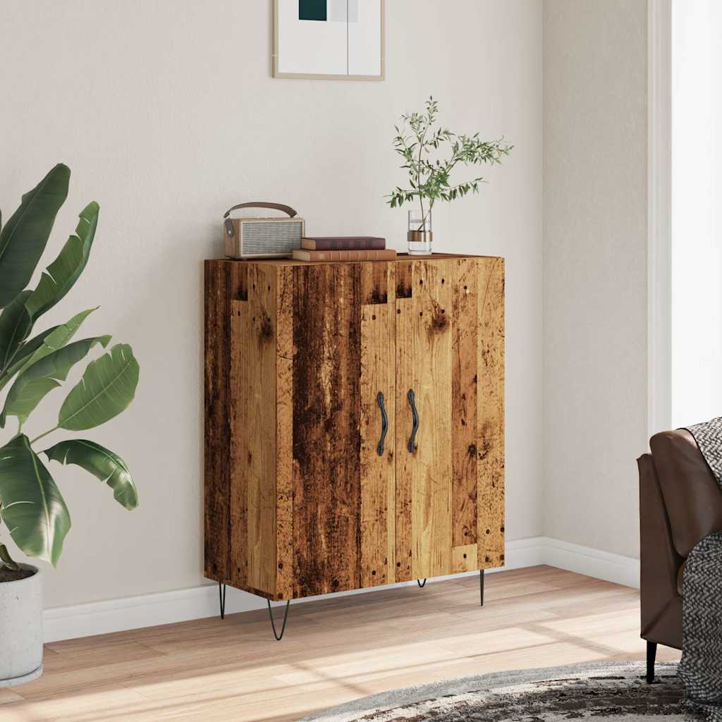 Komoda boja starog drva 69,5x34x90 cm konstruiranog drva
