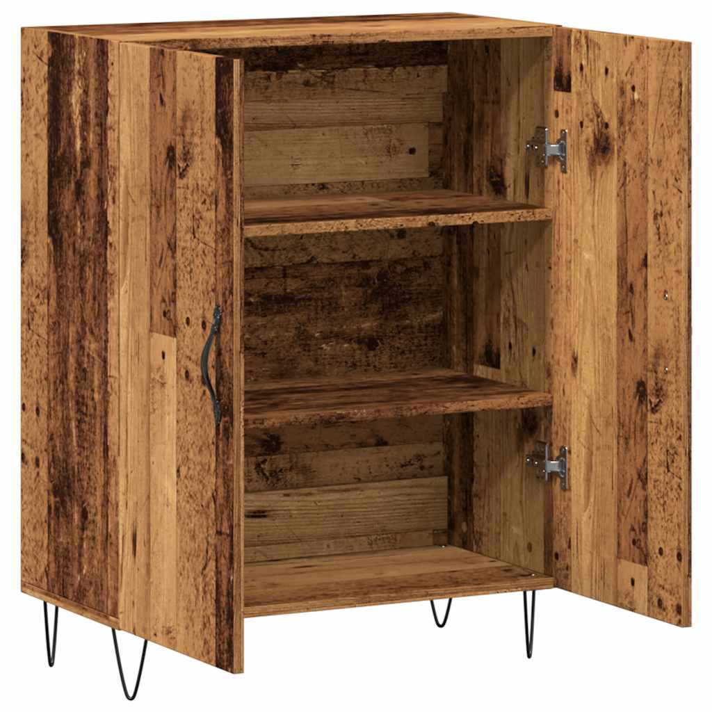 Komoda boja starog drva 69,5x34x90 cm konstruiranog drva
