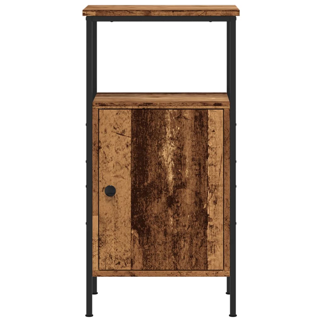 Noćni ormarići 2 kom staro drvo 41x31x80 cm konstruirano drvo