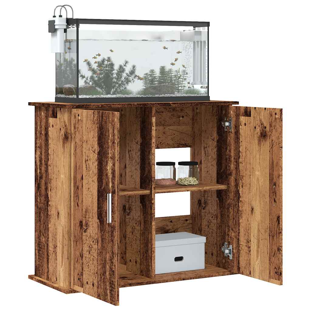 Stalak za akvarij boja drva 81x36x73 cm od konstruiranog drva