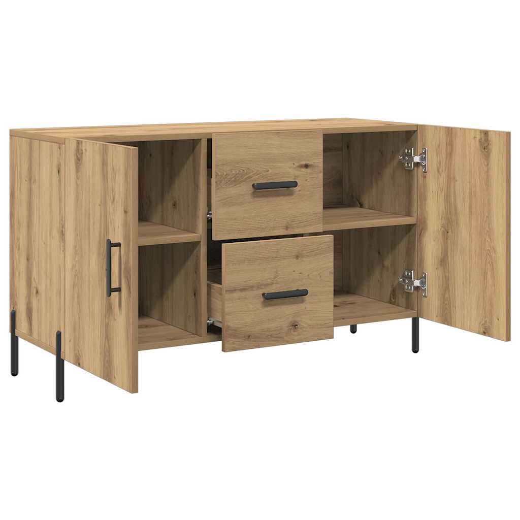Komoda boja hrasta artisan 100 x 36 x 60 cm konstruiranog drva