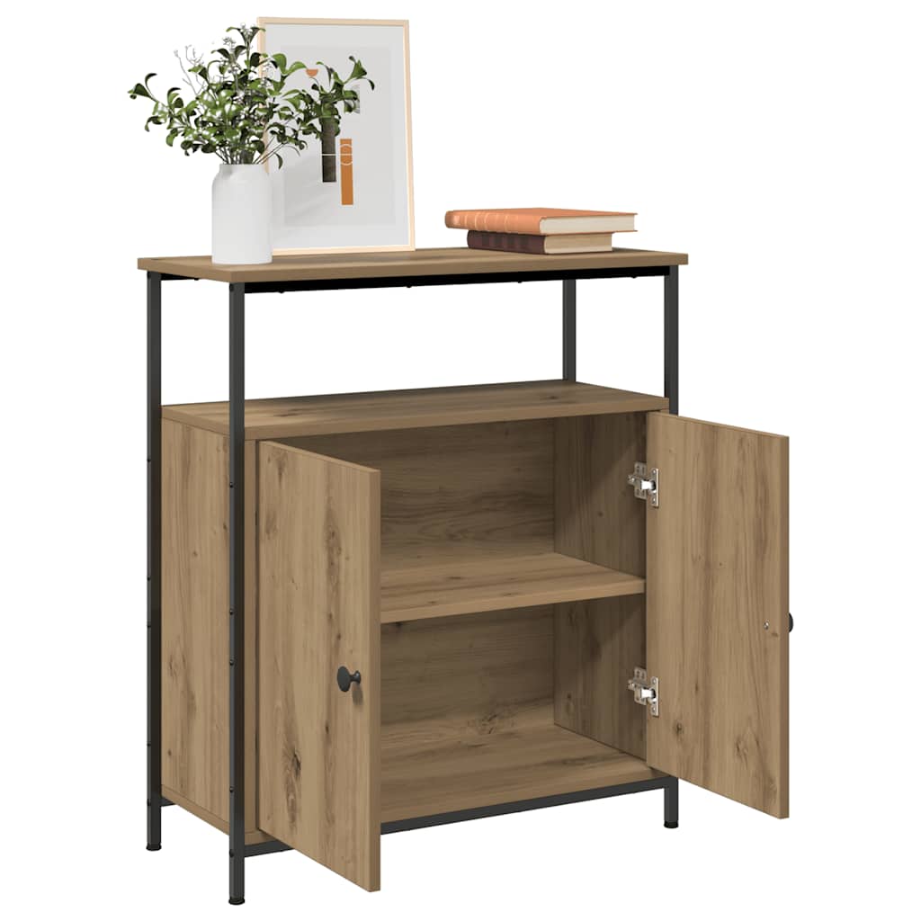 Komoda boja hrasta artisan 70x30x80 cm od konstruiranog drva