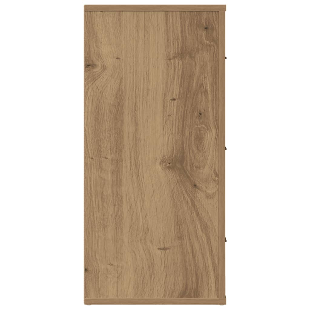 Komoda boja hrasta artisan 80 x 33 x 70 cm konstruirano drvo