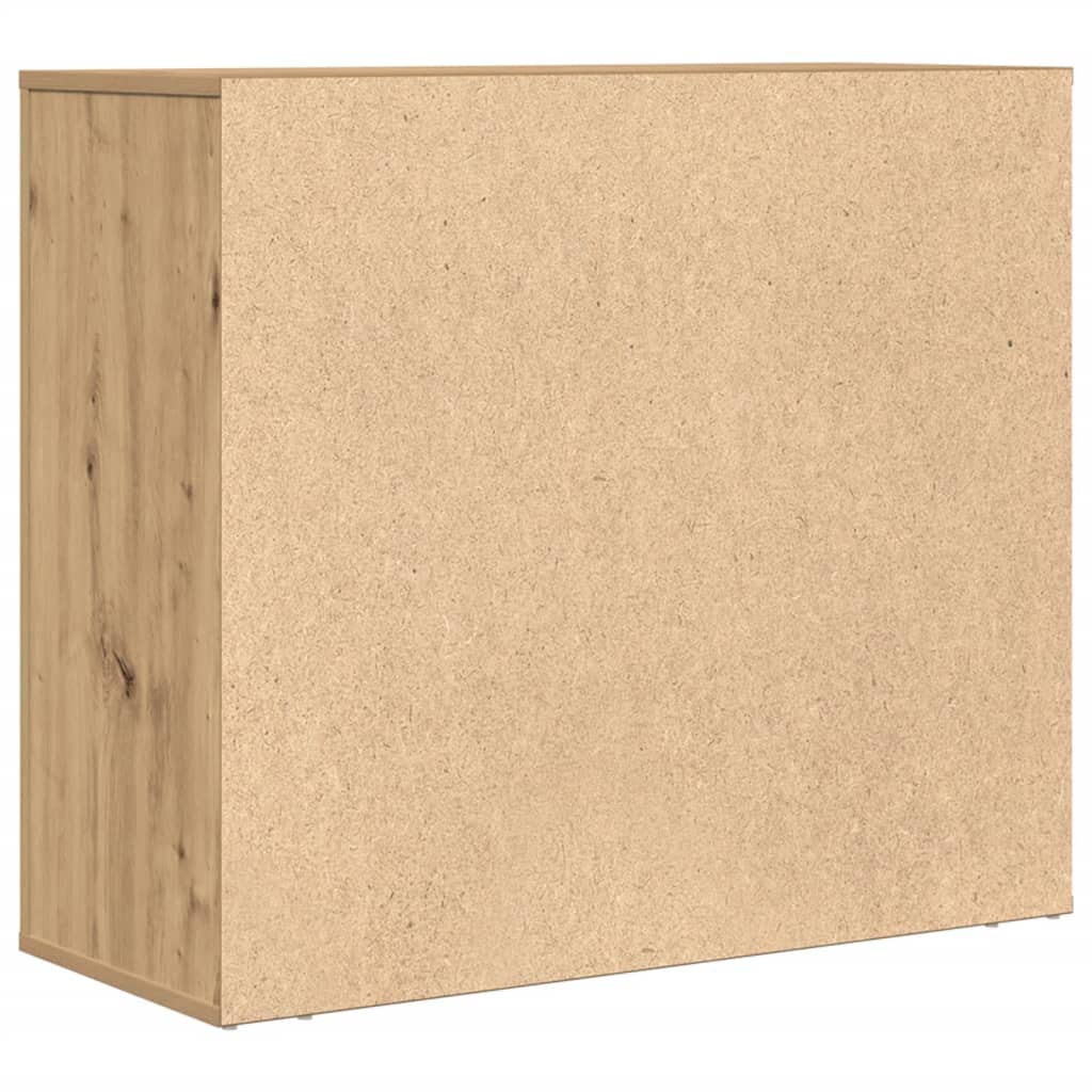 Komoda boja hrasta artisan 80 x 33 x 70 cm konstruirano drvo