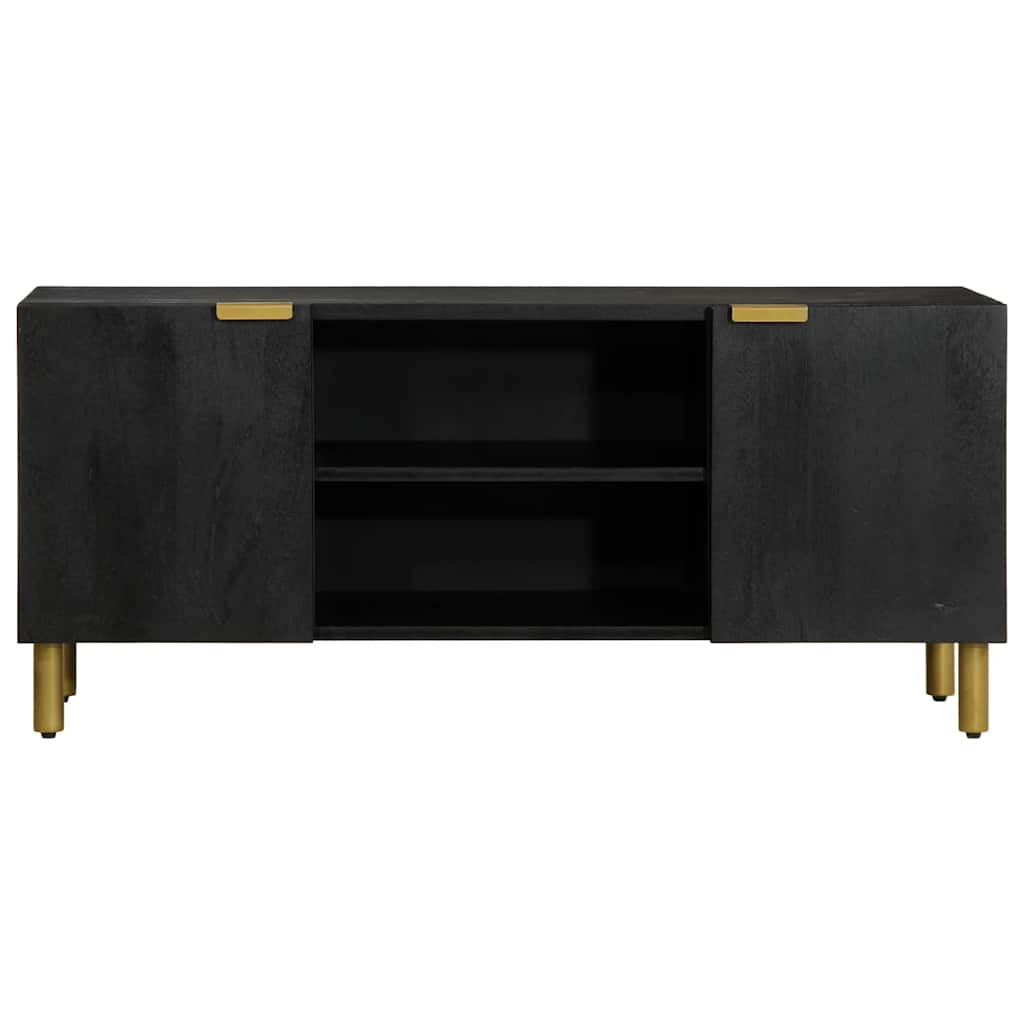 TV ormarić crni 105 x 33 x 46 cm konstruirano drvo