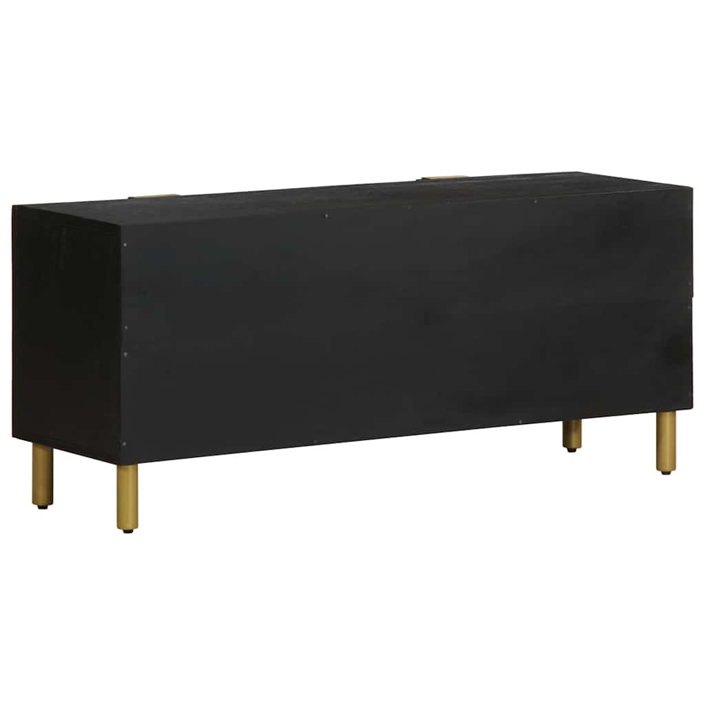 TV ormarić crni 105 x 33 x 46 cm konstruirano drvo