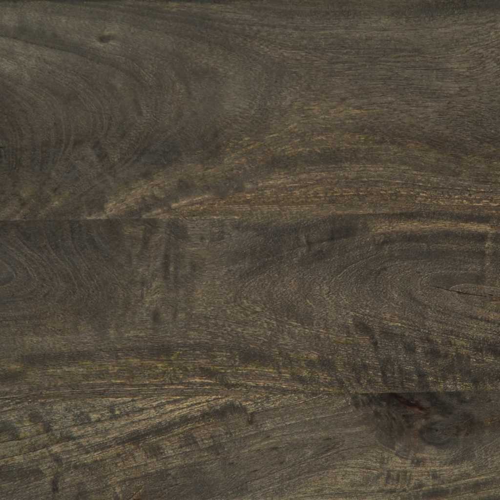 Stolić za kavu crni 80 x 50 x 40 cm od masivnog drva manga