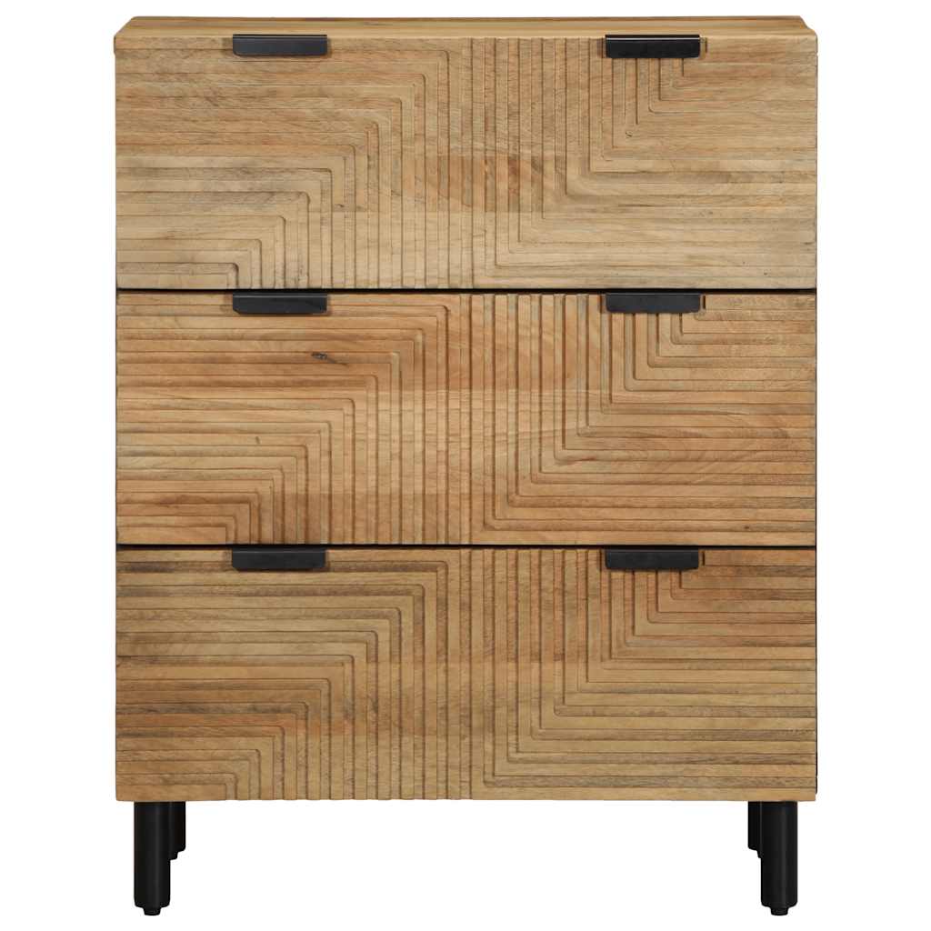 Komoda smeđa 60x33x75 cm Puno drvo Mango