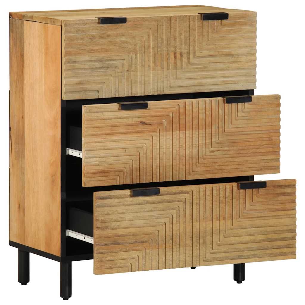 Komoda smeđa 60x33x75 cm Puno drvo Mango