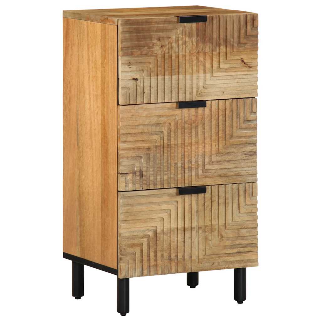 Komoda smeđa 40x33x75 cm Puno drvo Mango