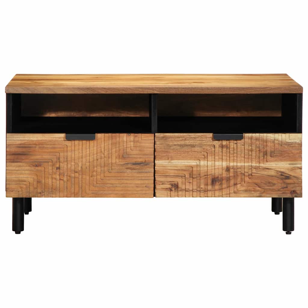 Kava Stol Smeđa 80 x 54 x 40 cm Čvrsto drvo akacije