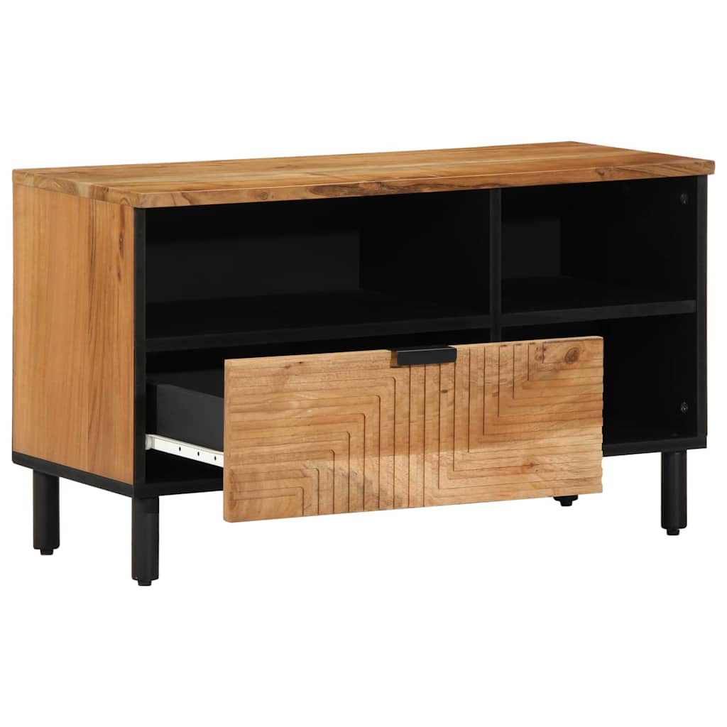 TV ormar s ladicama Smeđa 80 x 33 x 46 cm Čvrsto drvo manga