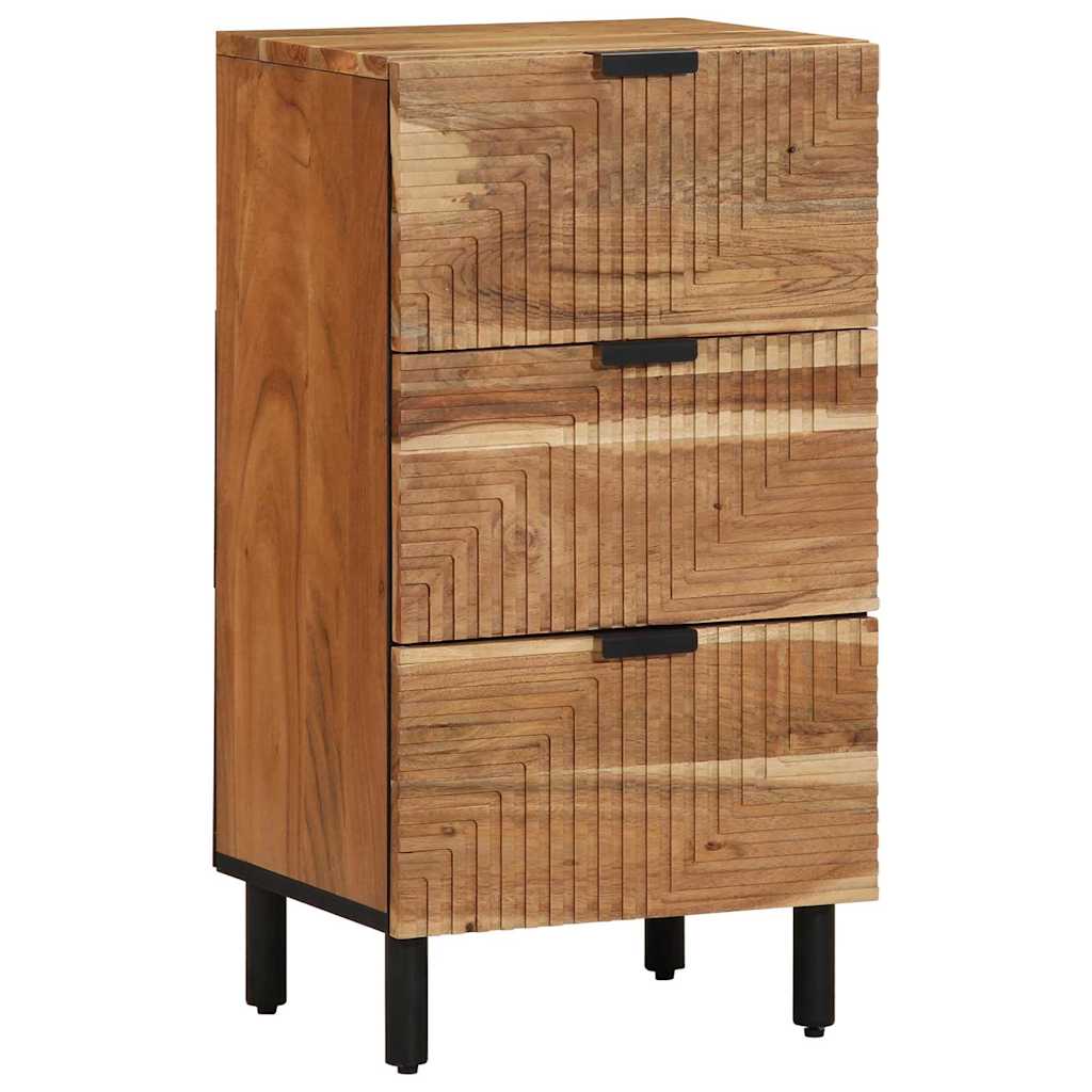 Kreveta s ladicama Smeđa 40 x 33,5 x 75 cm Čvrsto drvo manga