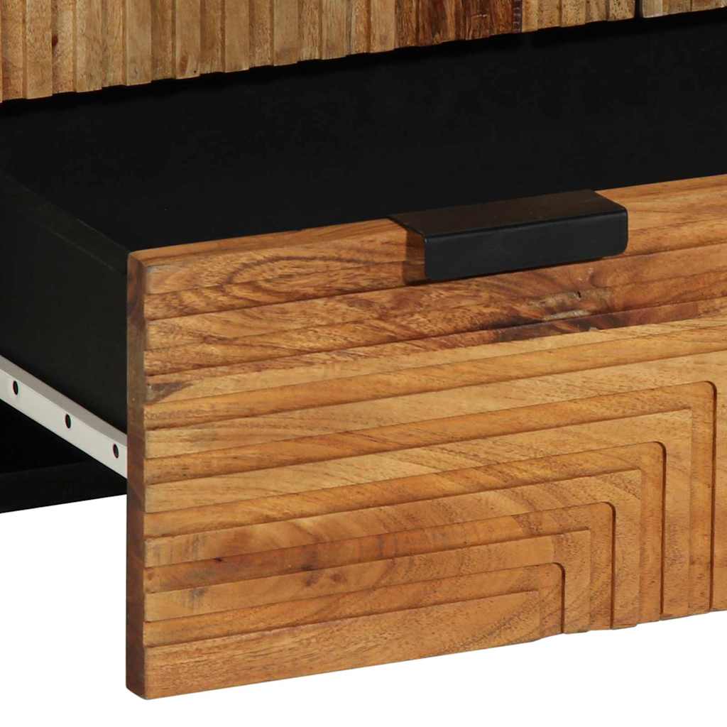 Highboard s ladicama Smeđa 60 x 33,5 x 100 cm Čvrsto drvo manga
