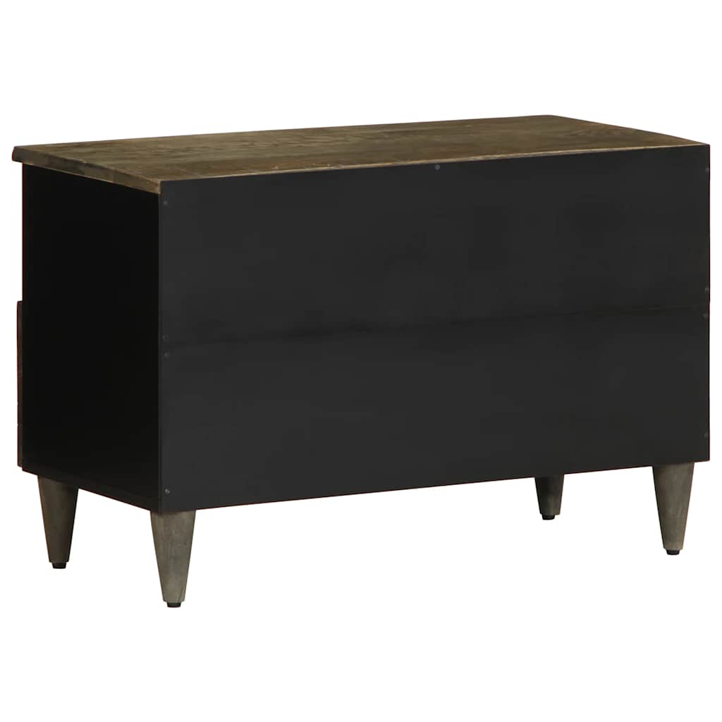TV ormarić svijetlo sivi 70x33,5x46 cm Puno drvo Mango