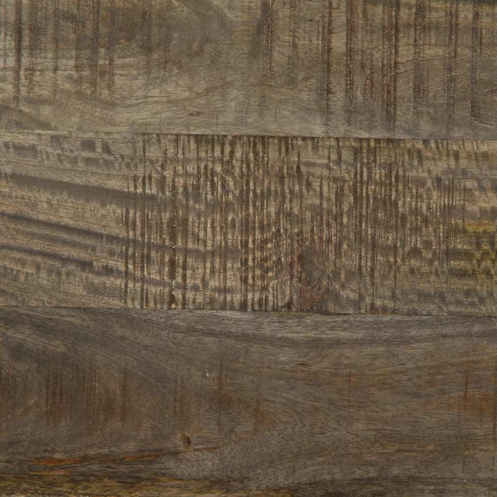 Noćni ormarić svijetlo sivi 40x33x46 cm Puno drvo Mango