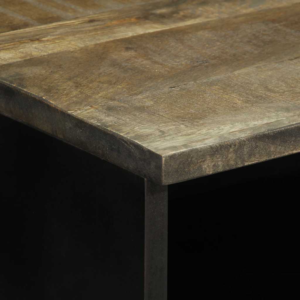Noćni ormarići 2 kom svijetlo sivi 40x33x46 cm Puno drvo Mango