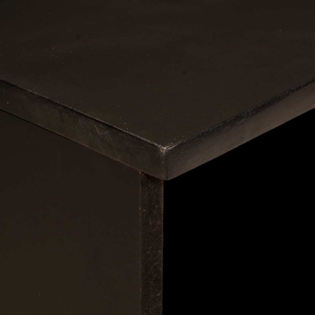 TV ormar Crna i zlatna 100 x 33 x 46 cm Konstruirano drvo