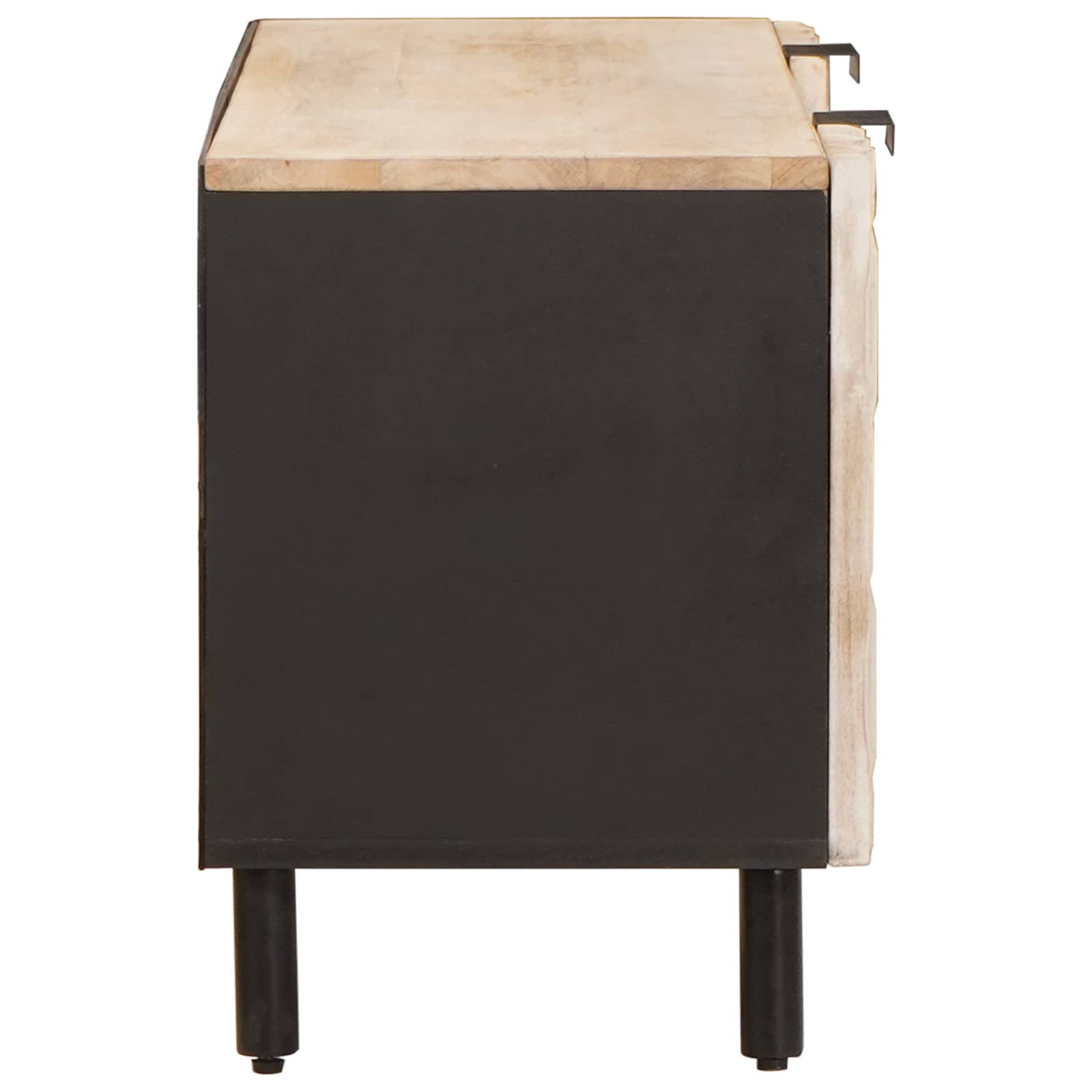 TV ormar Finš bijelog pranja 105 x 33 x 46 cm Čvrsto drvo manga