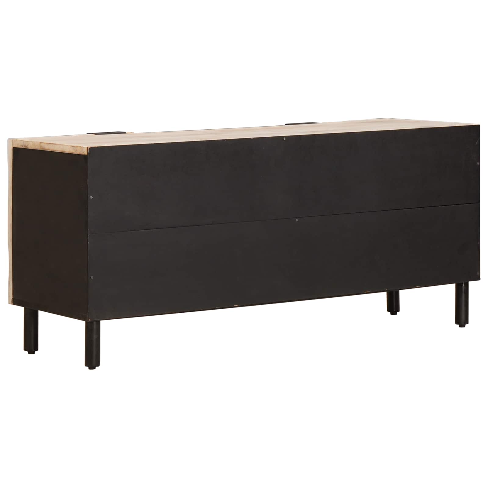 TV ormar Finš bijelog pranja 105 x 33 x 46 cm Čvrsto drvo manga