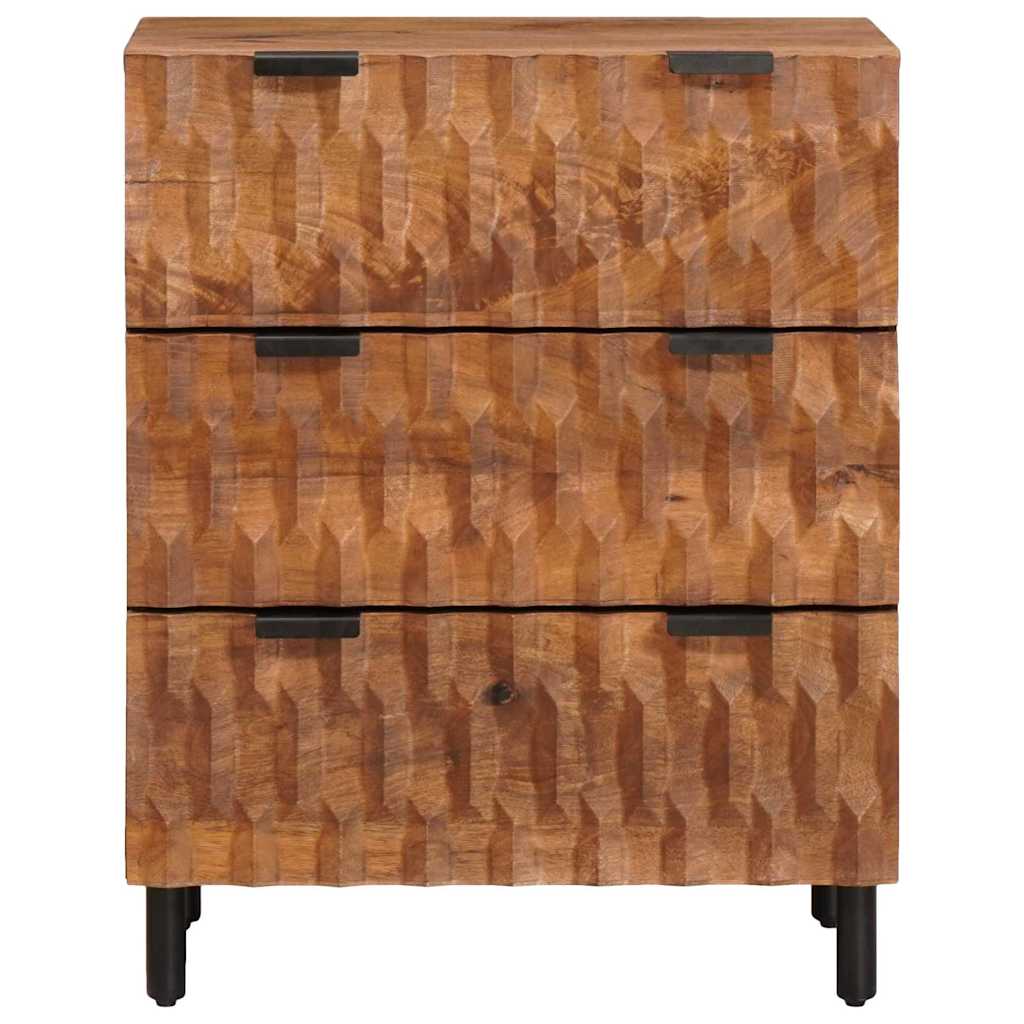 Kreveta Finš acacije smeđa 60 x 33 x 75 cm Čvrsto drvo manga