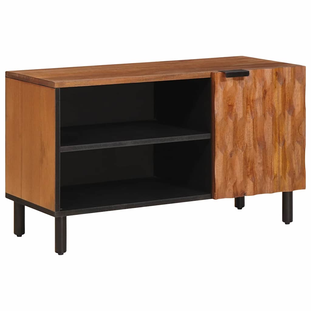 TV ormar Finš acacije smeđa 80 x 33 x 46 cm Čvrsto drvo manga