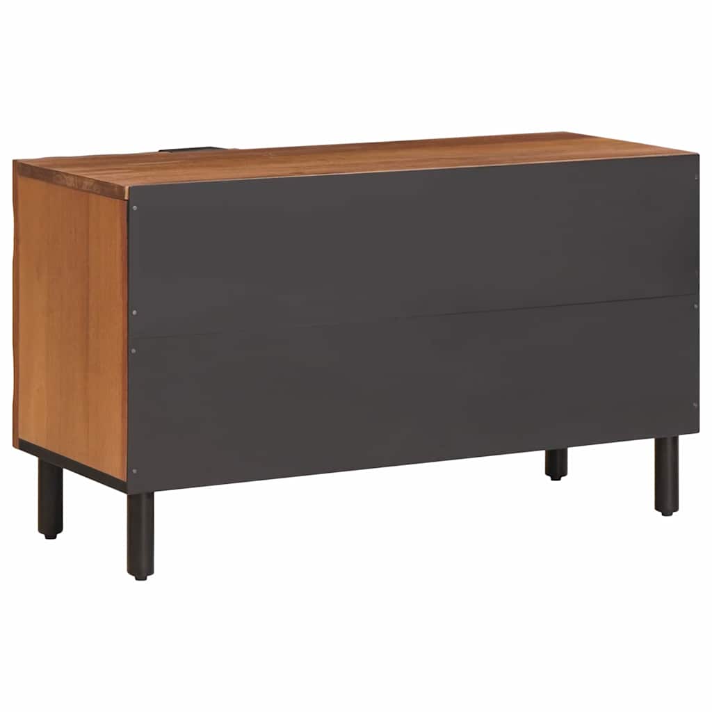 TV ormar Finš acacije smeđa 80 x 33 x 46 cm Čvrsto drvo manga