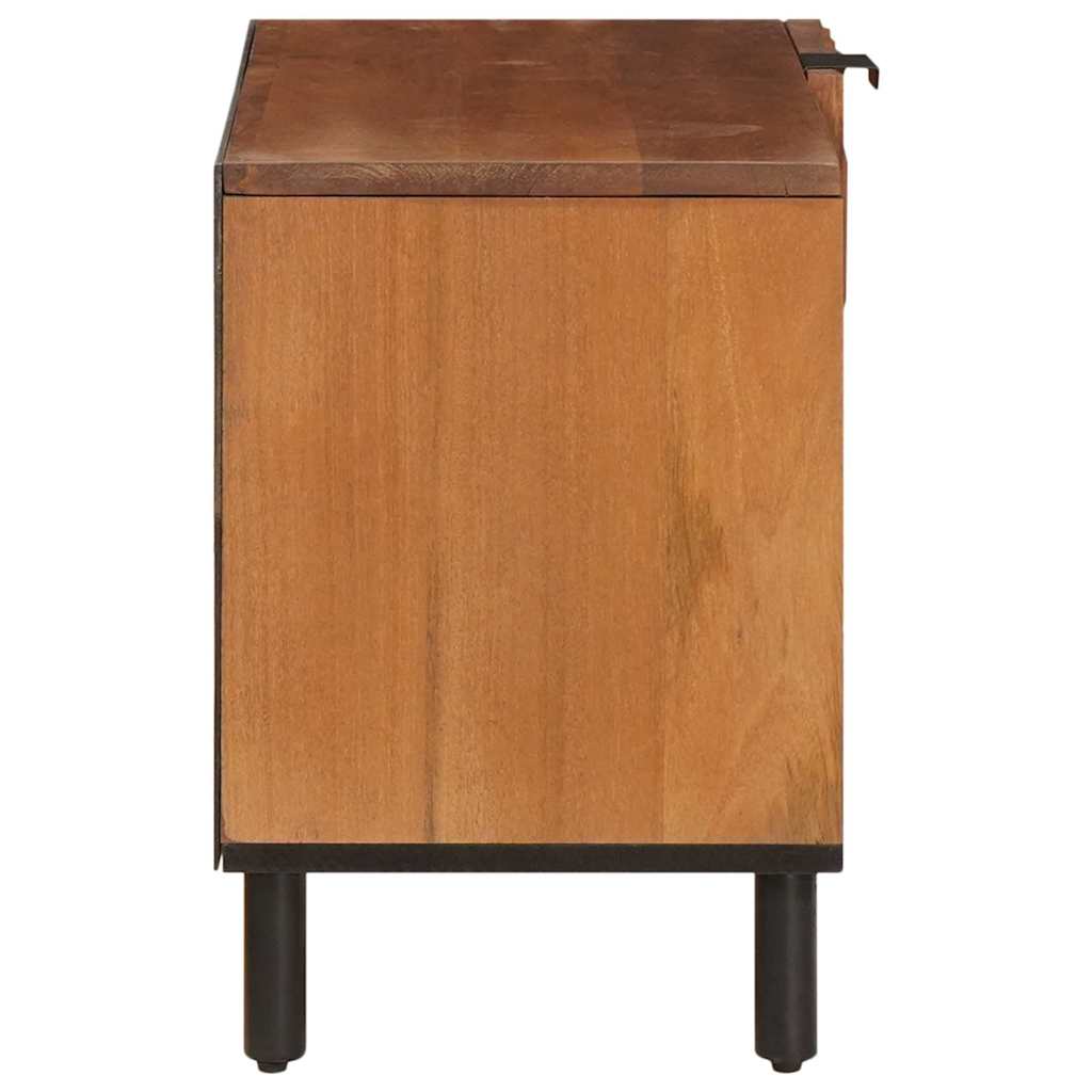 TV ormar Finš acacije smeđa 80 x 33 x 46 cm Čvrsto drvo manga
