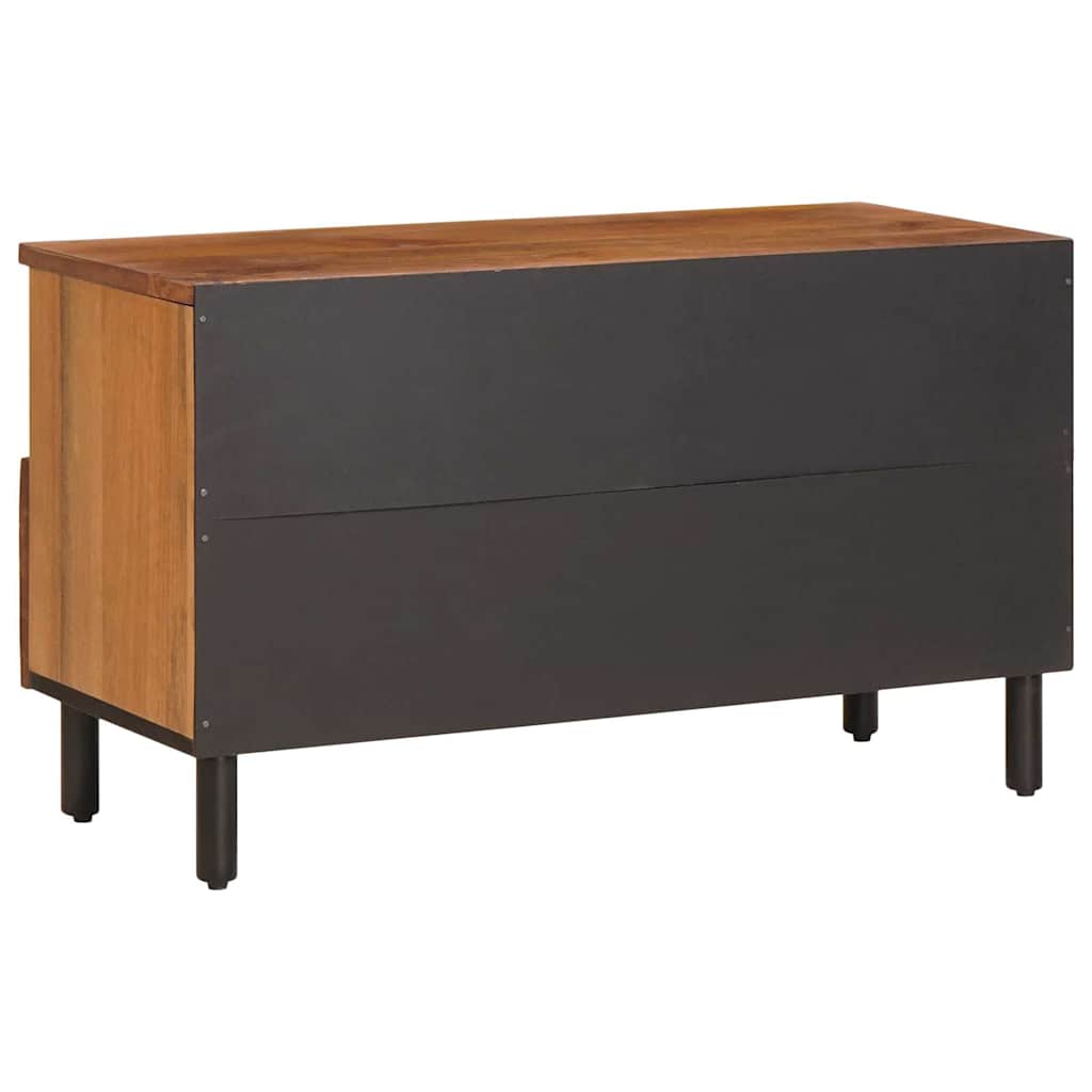 TV ormar Finš acacije smeđa 80 x 33 x 46 cm Čvrsto drvo manga