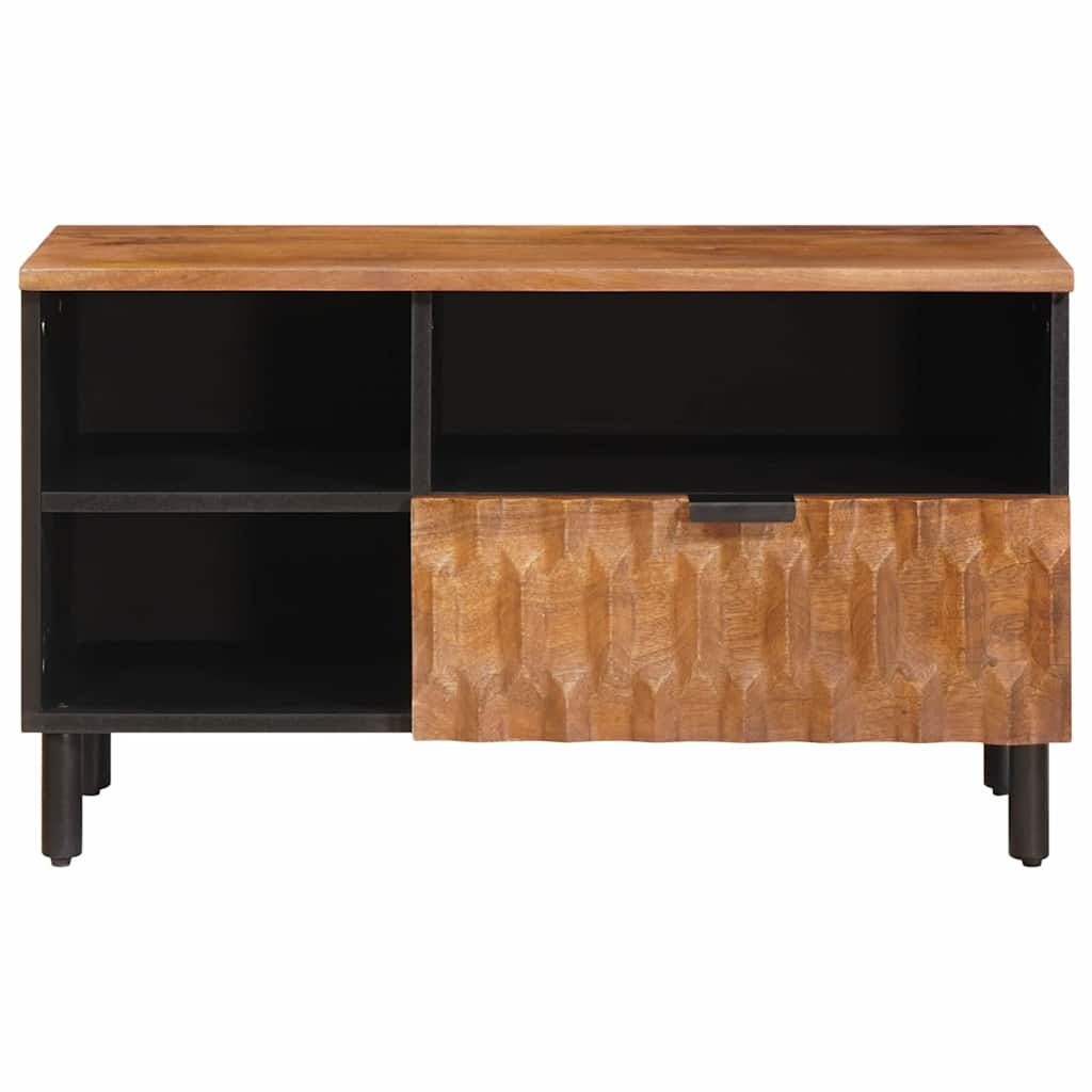 TV ormar Finš acacije smeđa 80 x 33 x 46 cm Čvrsto drvo manga