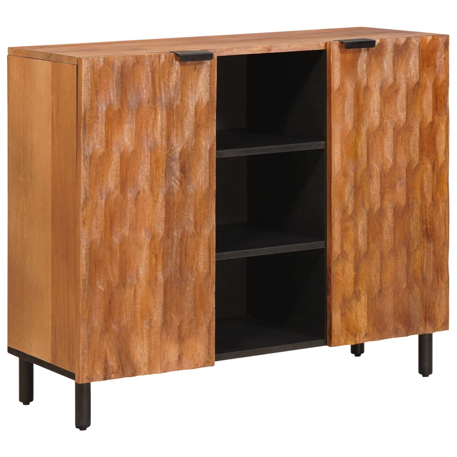 Kreveta Finš acacije smeđa 90 x 33 x 75 cm Čvrsto drvo manga