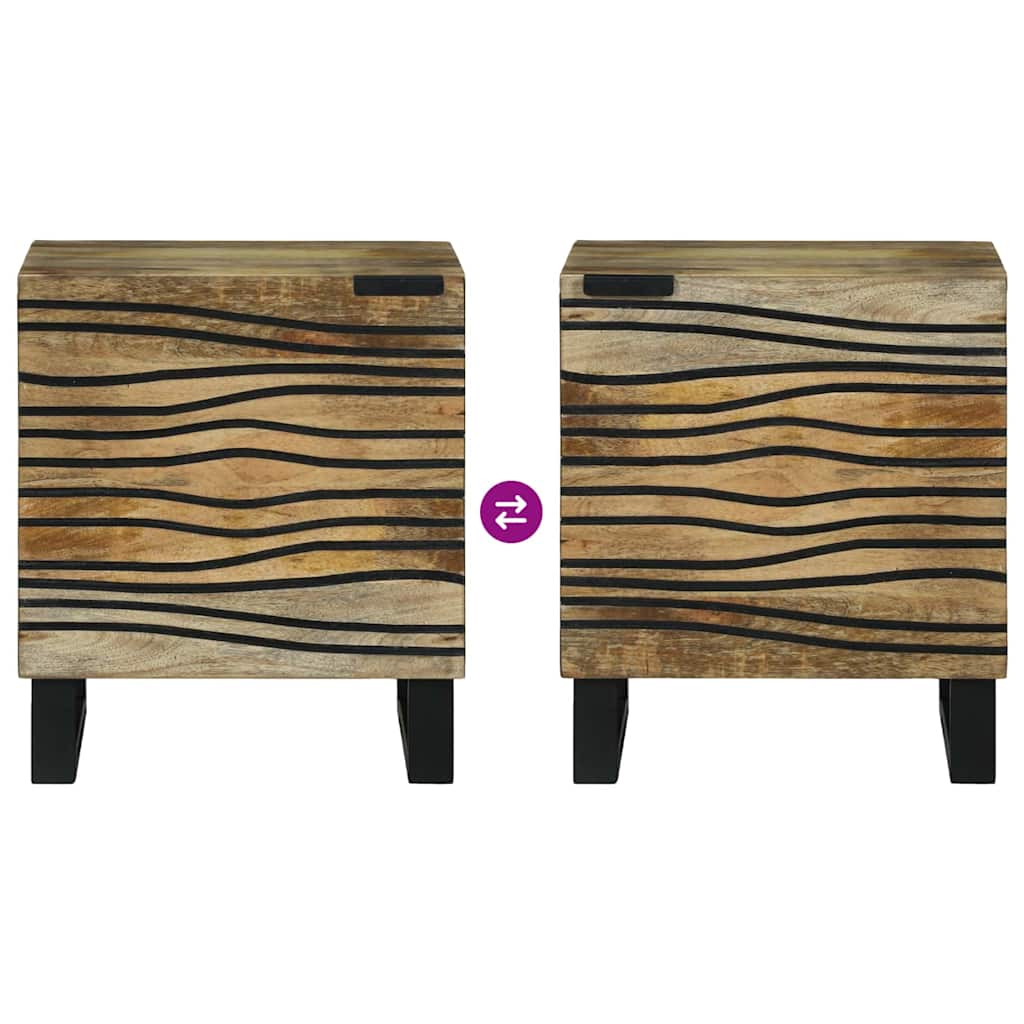 Noćni ormar Prirodna 40 x 33 x 46 cm Konstruirano drvo