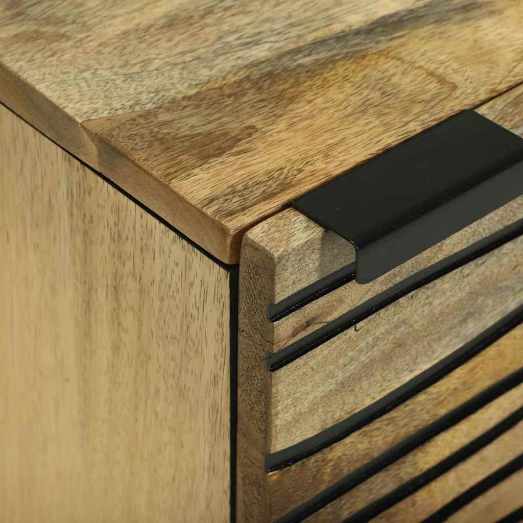 Noćni ormar 2 pcs Prirodna 40 x 33 x 46 cm Konstruirano drvo