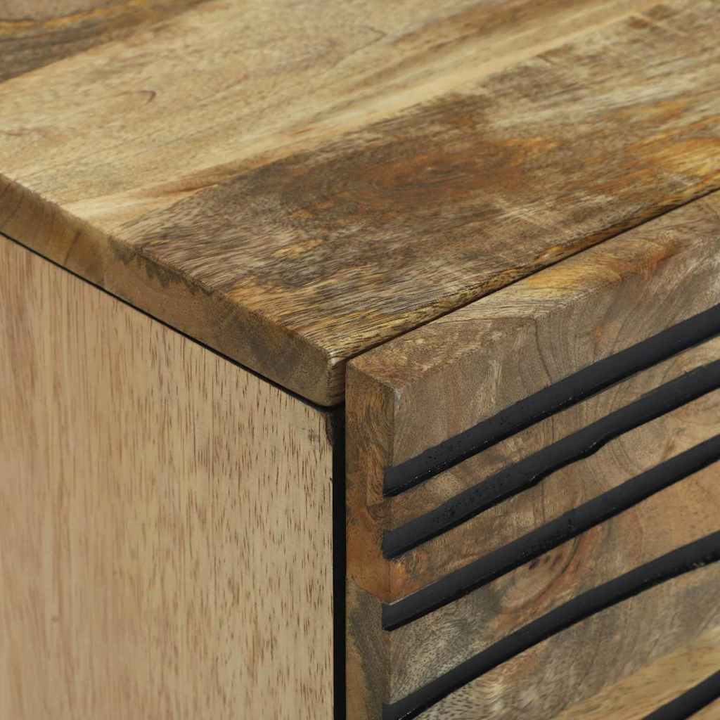 Noćni ormar 2 pcs Prirodna 40 x 33 x 46 cm Konstruirano drvo