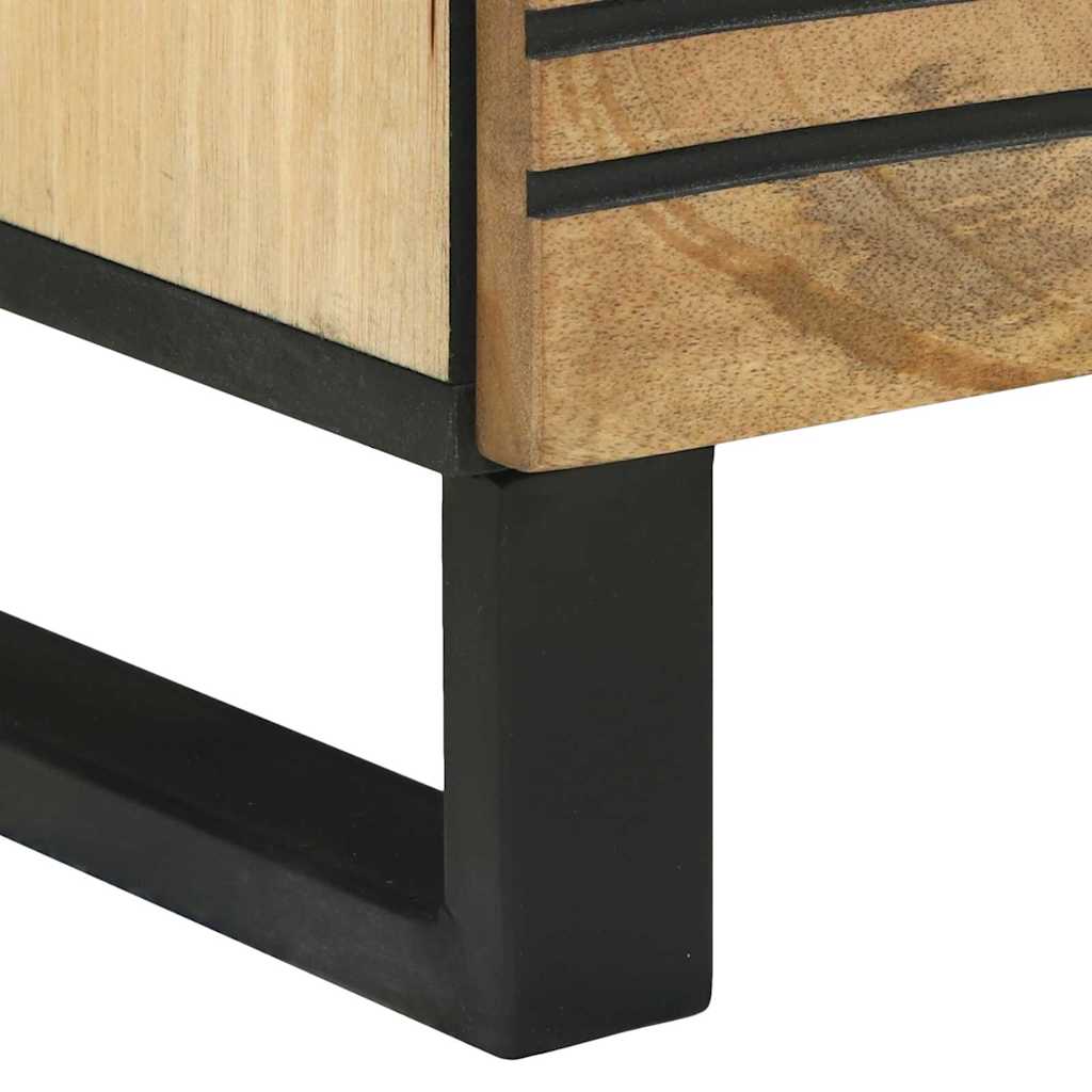 Highboard Smeđa 40 x 33 x 110 cm masivno drvo manga